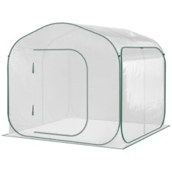 Outsunny 7' X 7' X 6' Portable Walk-in Greenhouse, Pop-up Setup, Outdoor Garden Canopy Hot House, Zipper Door 16 Outsunny 7' X 7' X 6' Portable Walk-in Greenhouse, Pop-up Setup, Outdoor Garden Canopy Hot House, Zipper Door -Sunnydaze Decor Store GUEST 93c96221 fb7d 4f4f ac03 671eb08d6082