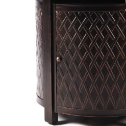 Oakland Living Aluminum Round 34" 37000 BTUs Outdoor Patio Dining Table Copper -Sunnydaze Decor Store GUEST 93dc8bae 547b 48de aa88 89e0fa97d8ec