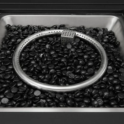 Bradenton 5pc Wicker Conversation Set With Fire Table - Gray - Crosley 15 Bradenton 5pc Wicker Conversation Set With Fire Table - Gray - Crosley - Image 13