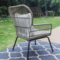 3pc Conversation Set With Cushions - Captiva Designs -Sunnydaze Decor Store GUEST 945be442 d2d5 44da a6ea 37a220b03061