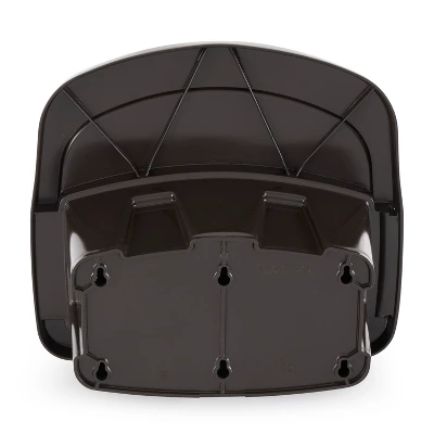 Suncast Hangout 150 Foot Resin Wicker Mounted Garden Storage Hose Rack, Brown 6 Suncast Hangout 150 Foot Resin Wicker Mounted Garden Storage Hose Rack, Brown - Image 4