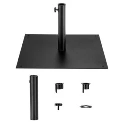 Costway 9ft Market Patio Umbrella W/Solar Lights & 40 LBS Steel Umbrella Stand -Sunnydaze Decor Store GUEST 9483212d 1d92 40db 8a1e 6b1751408599