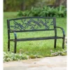 Plow & Hearth Metal Blooming Garden Bench -Sunnydaze Decor Store GUEST 94b4312c d9b9 41fc b6c4 09e0fb2ef25e