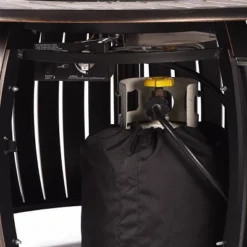 5pc Set With 44" Outdoor Aluminum Round Fire Table & 4 Deep Seating Swivel Rocking Chairs & Wind Blocker Lid - Oakland Living 24 5pc Set With 44" Outdoor Aluminum Round Fire Table & 4 Deep Seating Swivel Rocking Chairs & Wind Blocker Lid - Oakland Living -Sunnydaze Decor Store GUEST 94c63f52 4fb8 4296 a502 d6ebe869b98d 1