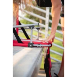 Stansport Folding Stadium Seat With Arms Red/Tan -Sunnydaze Decor Store GUEST 94c896d5 63f1 4a57 961e fe6eaa64d645