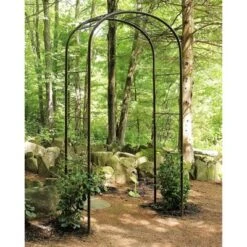 Achla Designs 99" Elegant Handcrafted Ferro Firenze Iron Garden Arbor Roman Bronze Powder Coated -Sunnydaze Decor Store GUEST 9573b87c 0227 444e bc91 ca5091012197