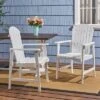 2pk Malibu Acacia Wood Patio Adirondack Dining Chairs - Christopher Knight Home -Sunnydaze Decor Store GUEST 9586c144 d78e 4c52 808c 78ea6ee4f749