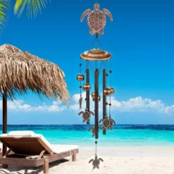 Dawhud Direct 32" H Rustic Turtles Wind Chimes -Sunnydaze Decor Store GUEST 95cdc7c0 7ce4 4021 8d50 4274201ac17d