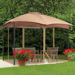 Aoodor Gazebo Netting Screen Replacement Universal 4-Panel Sidewalls 10' X 10' (Only Netting) 13 Aoodor Gazebo Netting Screen Replacement Universal 4-Panel Sidewalls 10' X 10' (Only Netting) -Sunnydaze Decor Store GUEST 95daa4f6 a6e6 4269 8cf2 139448cd3fd3