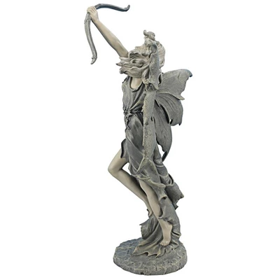 Design Toscano Rhiannon The Archer Garden Fairy Statue: Medium 5 Design Toscano Rhiannon The Archer Garden Fairy Statue: Medium - Image 3