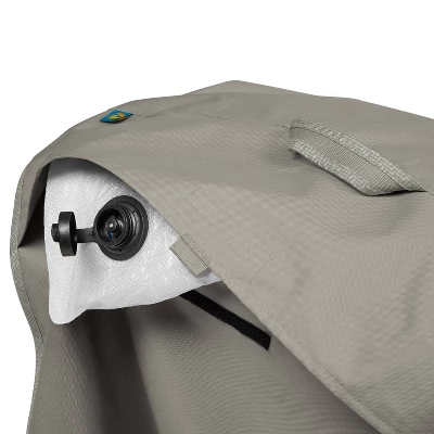 90" Outdoor Square Table & Chair Cover With Integrated Duck Dome - Duck Covers 7 90" Outdoor Square Table & Chair Cover With Integrated Duck Dome - Duck Covers - Image 5