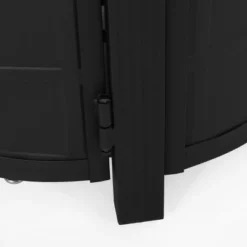 Amaya 5pc Outdoor 4 Wicker Swivel Chair & Fire Pit Set - Dark Brown/Beige/Matte Black - Christopher Knight Home -Sunnydaze Decor Store GUEST 968e50f8 3ce1 4bfb bf77 2a5118658662