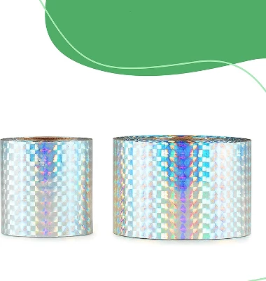 BIRD BLINDER 147ft X 2in Triple Thick Repellent Scare Tape (Double-Sided), Silver 4 BIRD BLINDER 147ft X 2in Triple Thick Repellent Scare Tape (Double-Sided), Silver - Image 2