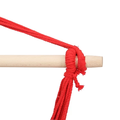 Sunnydaze Decor Sunnydaze Double Cushion Hanging Rope Hammock Chair Swing For Backyard And Patio - 2-Pack 4 Sunnydaze Decor Sunnydaze Double Cushion Hanging Rope Hammock Chair Swing For Backyard And Patio - 2-Pack - Image 2