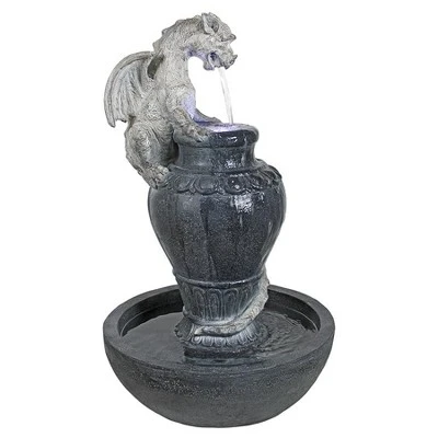 Design Toscano The Viper Dragon Sculptural Fountain - Gray 5 Design Toscano The Viper Dragon Sculptural Fountain - Gray - Image 3