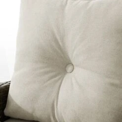 Rockport Outdoor Wicker High Back Sofa - Oatmeal/Light Brown - Crosley -Sunnydaze Decor Store GUEST 9985efb2 ab54 4f96 a0ce 46e9f47f5836