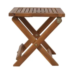 Outdoor Patio Wood Portable Extended Chaise Lounge Set With Foldable Tea Table Gray-ModernLuxe -Sunnydaze Decor Store GUEST 99d6a1e1 e664 4680 b270 e3c18e976b06