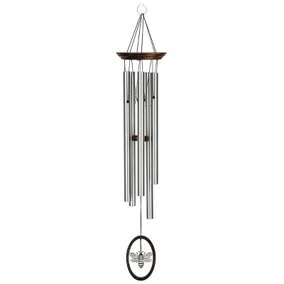 Woodstock Wind Chimes Signature Collection, Wind Fantasy Chime, 24'' Silver Wind Chime 10 Woodstock Wind Chimes Signature Collection, Wind Fantasy Chime, 24'' Silver Wind Chime - Image 8