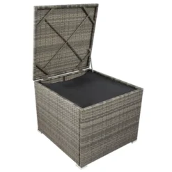 7pc Wicker Patio Seating Set With Storage Box - Gray - GODEER 25 7pc Wicker Patio Seating Set With Storage Box - Gray - GODEER -Sunnydaze Decor Store GUEST 9aaf7443 9085 4b5e b772 2eb81dd8289b