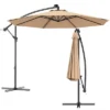 Costway 10' Hanging Solar LED Umbrella Patio Sun Shade Offset Market W/Base Beige 2 Costway 10' Hanging Solar LED Umbrella Patio Sun Shade Offset Market W/Base Beige -Sunnydaze Decor Store GUEST 9ad07c03 4fb6 463a b872 3f0ab1405ab9