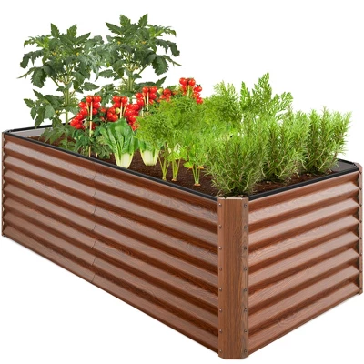 Best Choice Products 6x3x2ft Outdoor Metal Raised Garden Bed, Planter Box For Vegetables, Flowers, Herbs 11 Best Choice Products 6x3x2ft Outdoor Metal Raised Garden Bed, Planter Box For Vegetables, Flowers, Herbs - Image 9