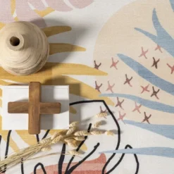 NuLOOM Ally Nautical Machine Washable Indoor/Outdoor Area Rug -Sunnydaze Decor Store GUEST 9d0a6282 a478 4a09 9e7d efb223afa361