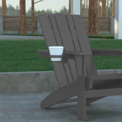 Emma And Oliver Set Of 2 Adirondack Chairs With Cup Holders, Weather Resistant HDPE Adirondack Chairs 17 Emma And Oliver Set Of 2 Adirondack Chairs With Cup Holders, Weather Resistant HDPE Adirondack Chairs -Sunnydaze Decor Store GUEST 9d3704c0 859b 468b b6ed bd257d4b9a00