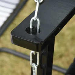 Outsunny 2-Seater Hanging Porch Swing Outdoor Patio Swing Chair Seat With Slatted Build And Chains, 440lbs Weight Capacity -Sunnydaze Decor Store GUEST 9d8ff31f e747 4abb b9f3 31682abab861