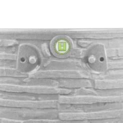 Good Ideas Impressions Riverwalk 50-Gallon Faux Slate Surface Dual Spigot Locations Rain Barrel W/2 Brass Spigots & Screen, Light Granite -Sunnydaze Decor Store GUEST 9eaa99bb 78f4 4715 8221 6b9b353226d8