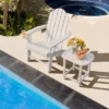 Costway 2PCS Patio Adirondack Chair Side Table Set Weather Resistant Cup Holder -Sunnydaze Decor Store GUEST 9eb4ecf3 141d 466f b20b b39e1af8e2d9