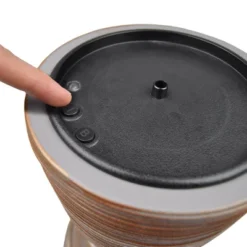 12.75" Pisa Instant Cordless Fountain Patina Copper - Bernini -Sunnydaze Decor Store GUEST 9eb969a9 6f24 4440 9b2a d7fe2bc817bc