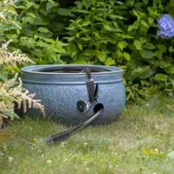 457 Steel Key West Pot - Blue - Good Directions -Sunnydaze Decor Store GUEST 9f3b5594 8c31 4478 ba8d b17d5dc802f1