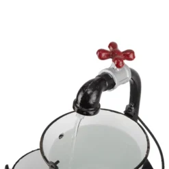 36" Buckets With Faucet Tabletop Fountain White - Alpine Corporation -Sunnydaze Decor Store GUEST 9f884d38 4dfb 41c6 92ee c3faf6a81101