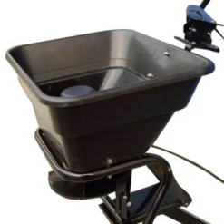 Field Tuff 12V 80 Pound Capacity Grass Seed Fertilizer Spreader With Hitch Mount Receiver And Rain Protector For ATV, UTV, Or Utility Tractor -Sunnydaze Decor Store GUEST 9fa6723e 1f36 4e98 8ae5 7f47f57d44ba