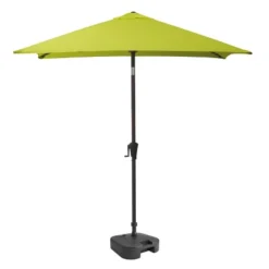 9' Square Titling Market Patio Umbrella With Base - CorLiving -Sunnydaze Decor Store GUEST 9fce7557 7ebf 4efa 927c 083a10eec07a