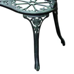 Outsunny Garden Bench Loveseat With Floral Rose Style, Cast Aluminum Frame For Outdoor, Patio, Park, Deck, Antique Green 11 Outsunny Garden Bench Loveseat With Floral Rose Style, Cast Aluminum Frame For Outdoor, Patio, Park, Deck, Antique Green -Sunnydaze Decor Store GUEST a01a71a2 d614 4a25 a82d 699ae3e16641