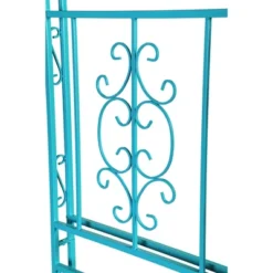 Evergreen Montebello Iron Garden Arbor, Coastal Blue- 53 X 84 X 23 Inches Fade And Weather Resistant Outdoor Decor 17 Evergreen Montebello Iron Garden Arbor, Coastal Blue- 53 X 84 X 23 Inches Fade And Weather Resistant Outdoor Decor -Sunnydaze Decor Store GUEST a081c405 474a 473c 805d 68682851bc1c