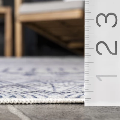 NuLOOM Codi Moroccan Banded Machine Washable Indoor/Outdoor Patio Area Rug 4 NuLOOM Codi Moroccan Banded Machine Washable Indoor/Outdoor Patio Area Rug - Image 2