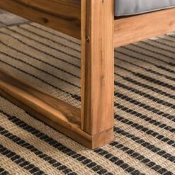 Galia Square Leg Acacia Wood Patio Loveseat With Cushions - Brown - Saracina Home 29 Galia Square Leg Acacia Wood Patio Loveseat With Cushions - Brown - Saracina Home -Sunnydaze Decor Store GUEST a11ad9be a64c 44ca a46e a671dce41fbe