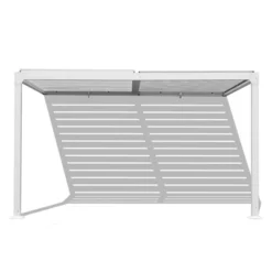 Aoodor Outdoor Louvered Pergola Adjustable Louvered Sloping Roof Wall-Mounted Pergola 23 Aoodor Outdoor Louvered Pergola Adjustable Louvered Sloping Roof Wall-Mounted Pergola -Sunnydaze Decor Store GUEST a1519413 b0e3 49fa 81d9 c3c3dbf86f58
