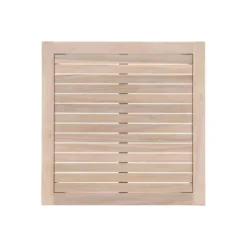 Linon 4pc Melita Acacia Sectional & Coffee Table Beige -Sunnydaze Decor Store GUEST a1554e73 488b 457e 96e6 bfcf0b62e1cb