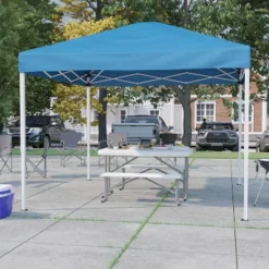 Flash Furniture 10'x10' Pop Up Event Canopy Tent With Carry Bag And Folding Bench Set - Portable Tailgate, Camping, Event Set 13 Flash Furniture 10'x10' Pop Up Event Canopy Tent With Carry Bag And Folding Bench Set - Portable Tailgate, Camping, Event Set -Sunnydaze Decor Store GUEST a188043c 2bf2 470e 83bd 902f33891c87