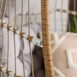 Toluca Hanging Outdoor Boho Egg Chair With Cushion - Saracina Home -Sunnydaze Decor Store GUEST a1dfd6d0 71de 4508 9b6f 0be074039cff