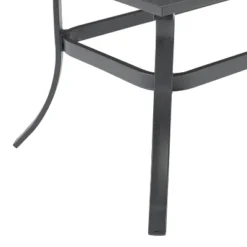 2pc Dahlia Outdoor Steel Conversation Set Taupe/Matte Black - Crosley -Sunnydaze Decor Store GUEST a287dff6 27e8 4a65 aee9 76d4c99c0282