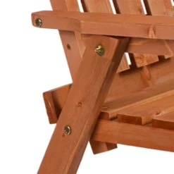 Outsunny Wooden Garden Bench With Umbrella Hole & Middle Table, Outdoor Loveseat With Weather-Fighting Material 2 Person Chair For Garden, Patio, Balcony -Sunnydaze Decor Store GUEST a2c9d262 11da 4bea 9be7 61918fd44349