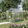 Outsunny Walk-in Plant Polycarbonate Greenhouse With Temperature Controlled Window Hobby Greenhouse For Backyard/Outdoor -Sunnydaze Decor Store GUEST a34b8cb2 1f02 4d66 865e 1c436eae3719