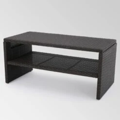 Sanger 5pc Wicker Chat Set - Dark Brown - Christopher Knight Home -Sunnydaze Decor Store GUEST a3a6a514 dfc0 4c27 bfa2 e45090b72b9f