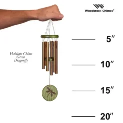 Woodstock Wind Chimes Signature Collection, Woodstock Habitats Chime, 17'' Green Dragonfly Wind Chime HCGD -Sunnydaze Decor Store GUEST a3d9d731 c9e6 44ee a3db 36cbf1b54ab1