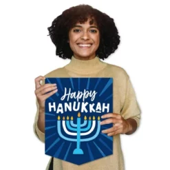 Big Dot Of Happiness Hanukkah Menorah - Outdoor Home Decorations - Double-Sided Chanukah Holiday Party Garden Flag - 12 X 15.25 Inches -Sunnydaze Decor Store GUEST a426b4b7 59a1 4e94 af93 030fdc0f912b