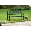 Evergreen Dragonfly Metal Garden Bench - Black -Sunnydaze Decor Store GUEST a44f1040 49dd 4ea0 95ff 56d12975cc6b